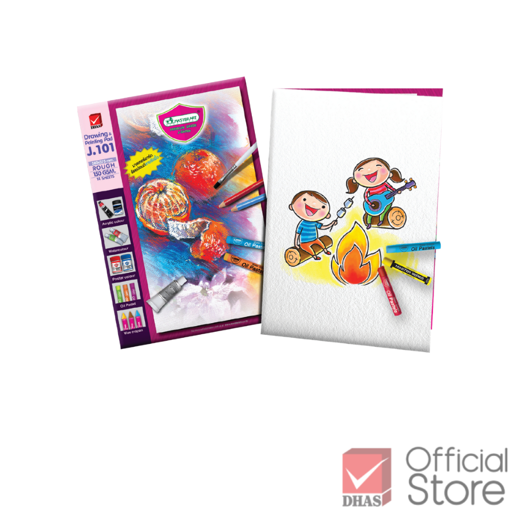 Tập Vẽ Tô Màu Drawing & Painting Pad J100 Master Art