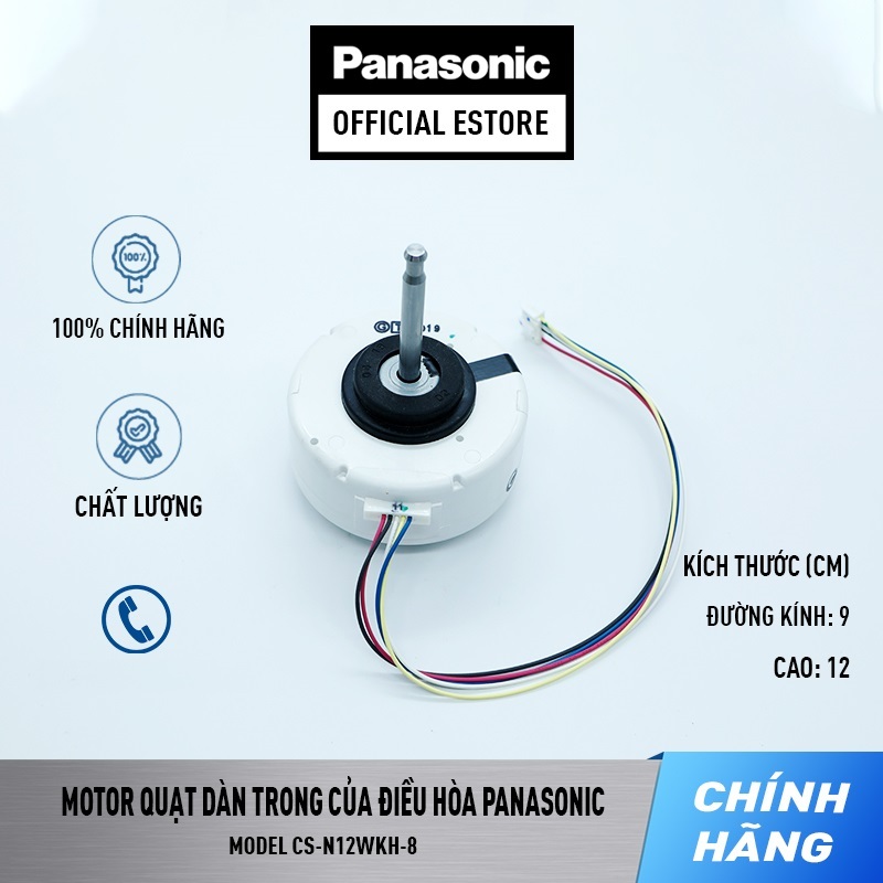 [SP Tách đơn] Motor quạt dàn lạnh điều hòa Panasonic CS-YZ9/YZ12WKH-8| CS-QZ9/12/18WKH-8| CS-N12WKH-