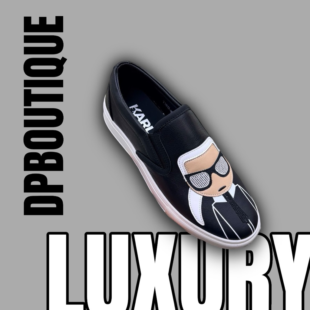 [ DPBoutique.hn ] - Giày Slipon Ka Hoạ Tiết Hình Người Cao Cấp - Giày Slipon Ka [ Full Box ]