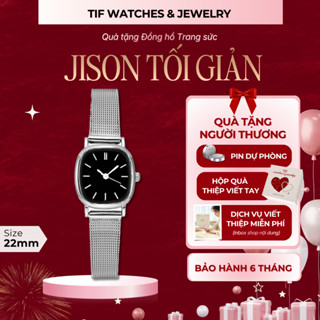 Đồng Hồ Nữ Chính Hãng JISON Tif Watches Dây Kim Loại Không Rỉ Phù Hợp Tặng Quà Người Yêu