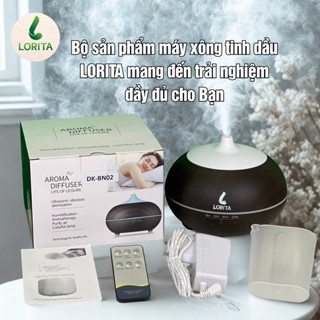  Máy xông và tinh dầu LORITA combo khuyếch tán làm thơm phòng phun sương tạo ẩm,diệt muỗi thơm nhà# 
