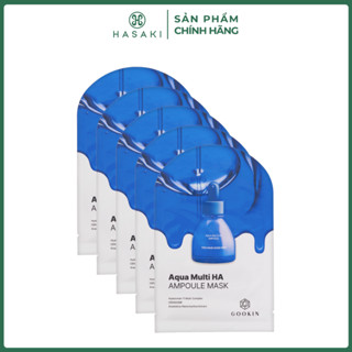   BULSAN  Combo 5 Mặt Nạ Gookin HA Cấp Nước Khóa Ẩm Cho Da Khô Sáng Da Đều Màu 30ml Hasaki Chính Hãng 