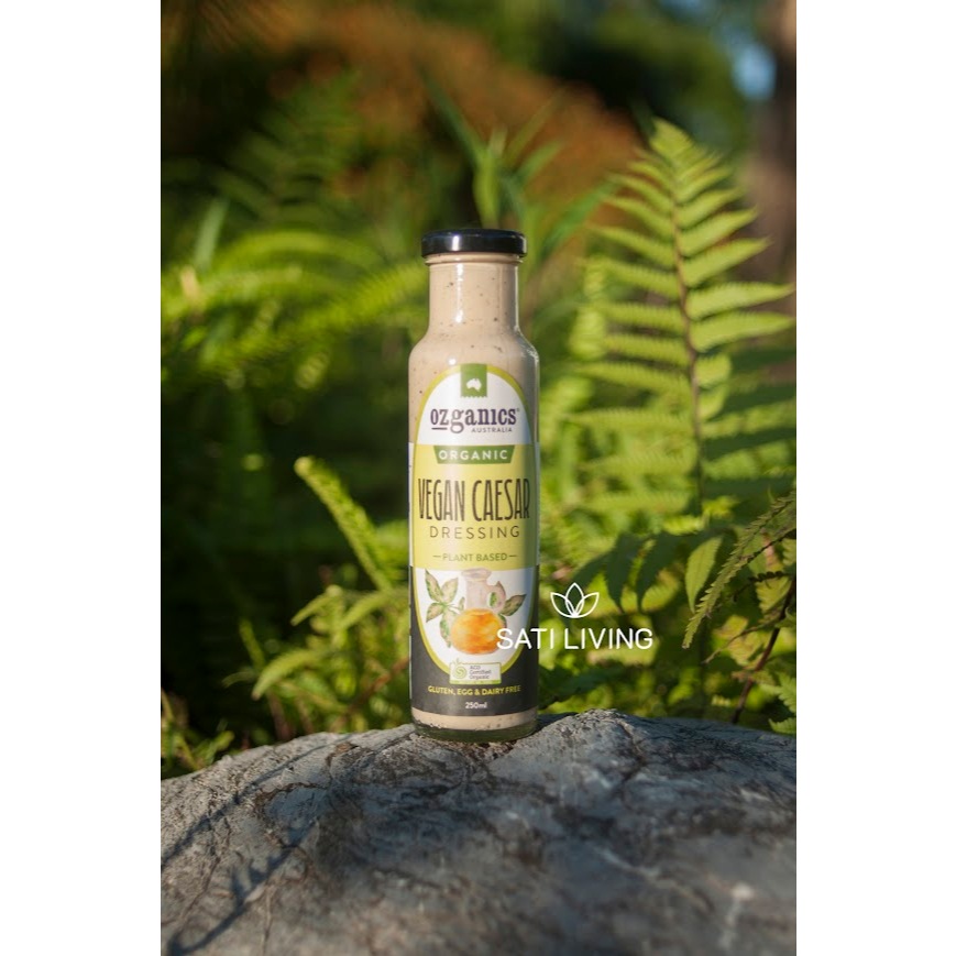 Sốt salad caesar hữu cơ gluten Ozganics