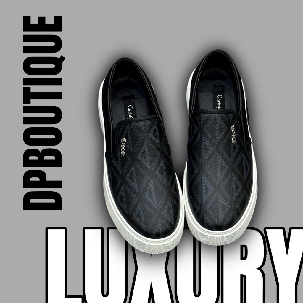 [ DPBoutique.hn ] - Giày Slipon Doir Hoạ Tiết Vân Cao Cấp - Giày Slipon Doir [ Full Box ]
