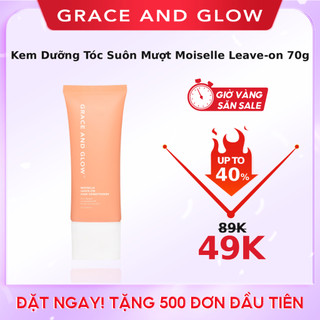  Kem dưỡng tóc suôn mượt Grace and Glow Moiselle Leave-on dưỡng và tạo kiểu tóc với Keratin và dầu dừa chống xơ tóc 70g 