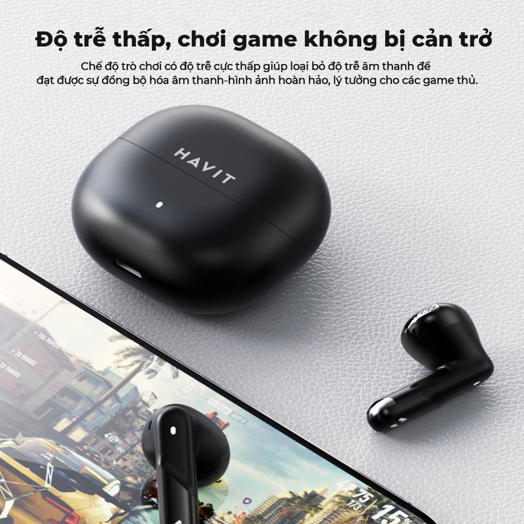 Tai Nghe Không Dây Havit Life 04T - TW888 Mic CaII ENC Hall Switch Bluetooth 6.0 | BigBuy360 - bigbuy360.vn