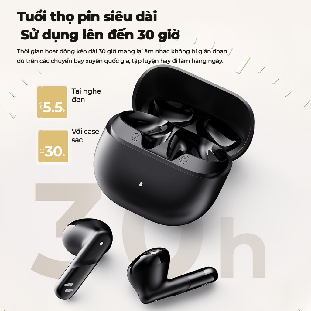 Tai Nghe Không Dây Havit Life 04T - TW888 Mic CaII ENC Hall Switch Bluetooth 6.0 | BigBuy360 - bigbuy360.vn