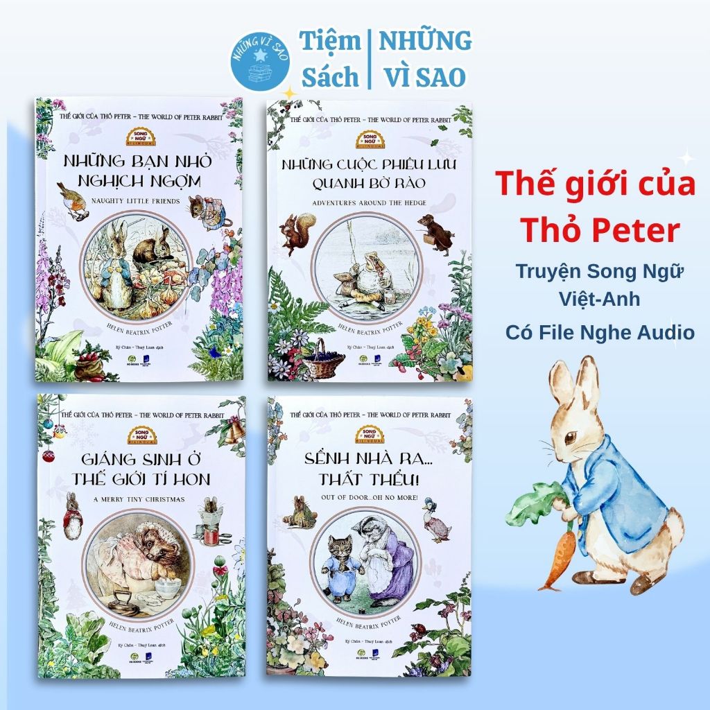 Sách - Combo Thế Giới Của Thỏ Peter - The World Of Peter Rabbit (Phiên Bản Song Ngữ Việt-Anh)
