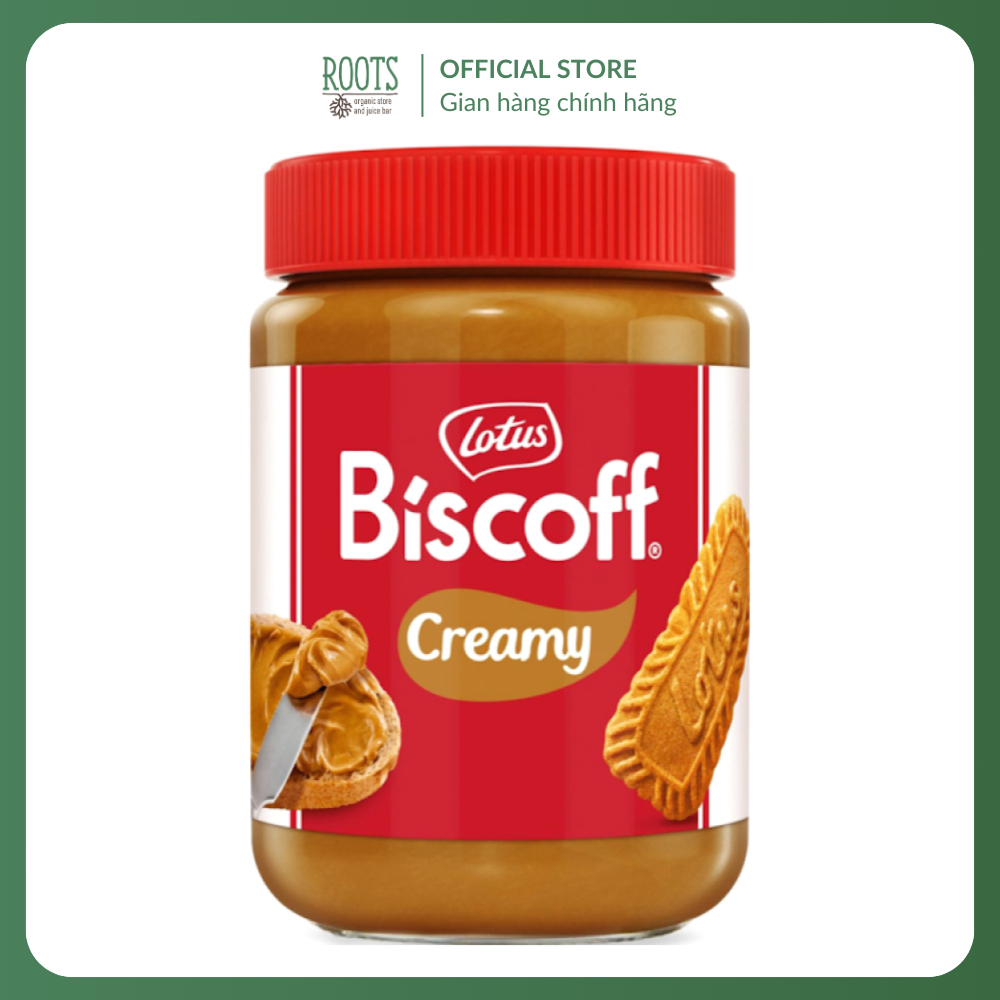 (Ship hỏa tốc) LOTUS - Kem Phết Mịn Vị Bánh Quy Caramel, Biscoff Spread, Creamy (720g)