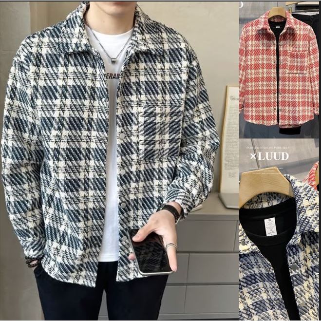 Áo Khoác Dạ Nam Nữ, Áo Dạ Cổ Sơ Mi Hàng Nhập Khẩu Hàn Quốc Cao Cấp Thanh Lịch