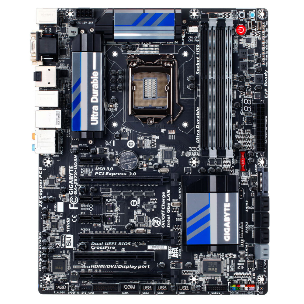 Main GIGA Z87X-UD3H Z87 H87 LGA1150 DDR3 Gaming | Hỗ Trợ i7 4790K i5 4690K | 4 Khe RAM| Hàng zin đẹp