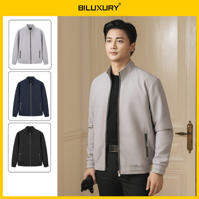 Áo Khoác Gió Nam 9AG2T513 Biluxury Chất Vải DTY Cao Cấp Chống Nhăn Chống Gió Giữ Ấm Cơ Thể