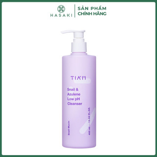   BULSAN  Sữa Rửa Mặt Tia'm Ốc Sên Làm Dịu & Phục Hồi Da 400ml Hasaki Sản Phẩm Chính Hãng 