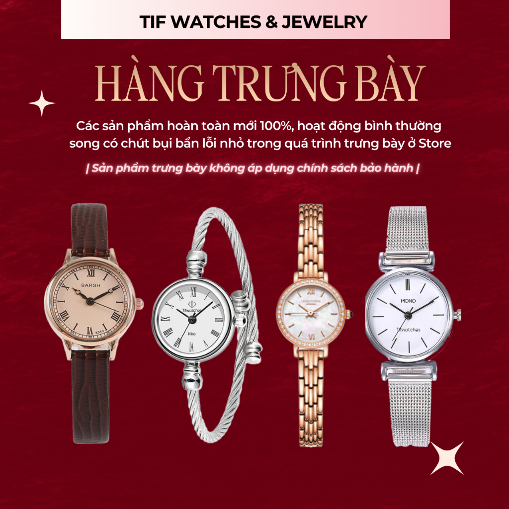 [HÀNG TRƯNG BÀY] Đồng Hồ Chính Hãng SAMPLE SALE Tif Watches Chất Lượng Cao