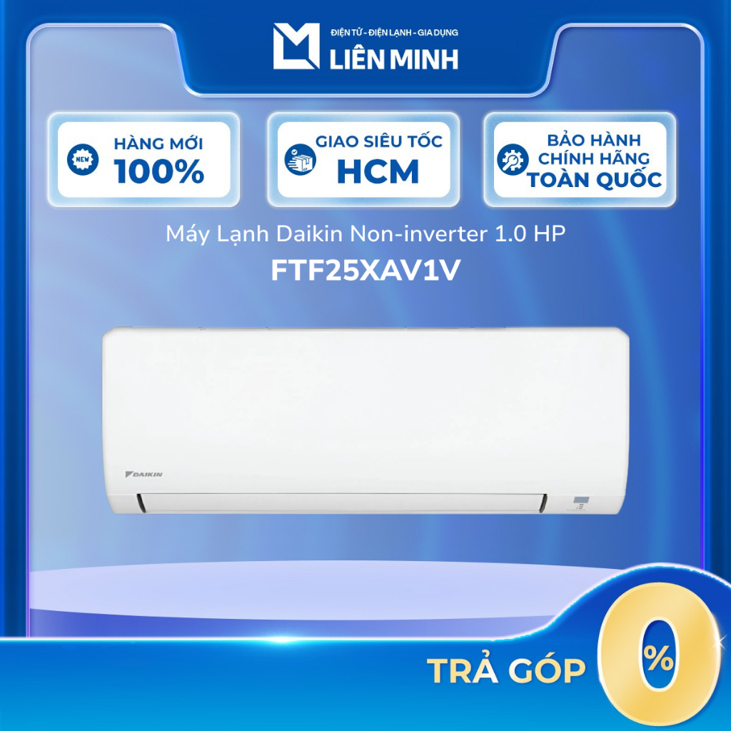 [Shopee - Lắp đặt 0Đ HN HCM] FTF25XAV1V / FTF35XAV1V / FTF50XV1V - Máy Lạnh Mono DAIKIN 1.0 HP / 1.5