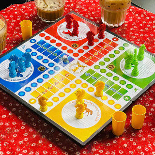  Cờ Cá Ngựa Nam Châm 28x28cm Cao Cấp Mang Đi Cafe Cờ Đua Ngựa Gấp Gọn Làm Hộp Đựng Tiện Lợi 