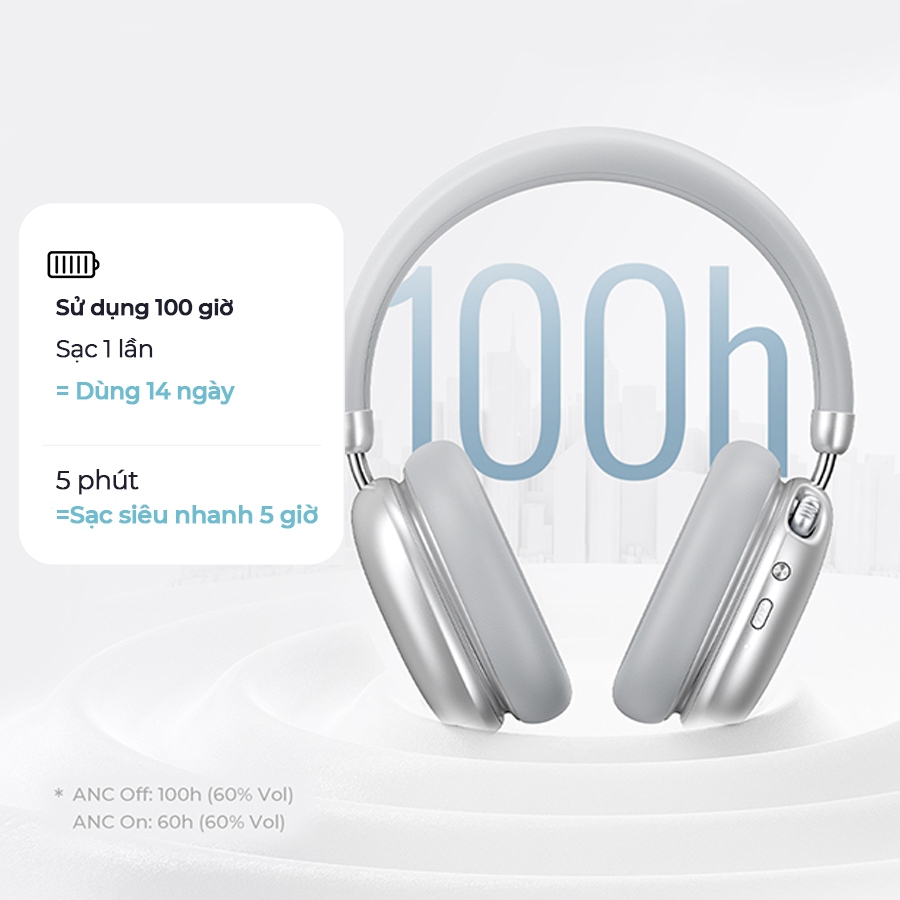Tai nghe Bluetooth Headphone Havit Space S1 H670BT | Adaptive ANC 45dB | Bluetooth 6.0 | BigBuy360 - bigbuy360.vn