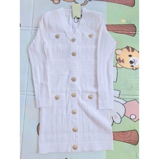 Váy len trắng nữ size S từ 40 đến 50 kg qccc loại 1 được kiểm