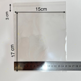  100 Gram  1 lạng túi size 15*17+3cm opp trong suốt có keo dán miệng 
