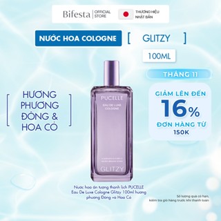  Nước hoa ấn tượng thanh lịch PUCELLE Eau De Luxe Cologne Glitzy 100ml hương phương Đông và Hoa Cỏ 