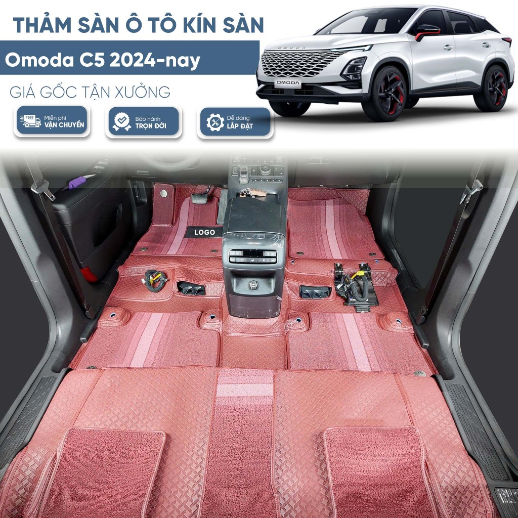 Thảm kín sàn 360 Omoda C5 2024-nay  Chính hãng - Kín sàn 100% - BH trọn đời