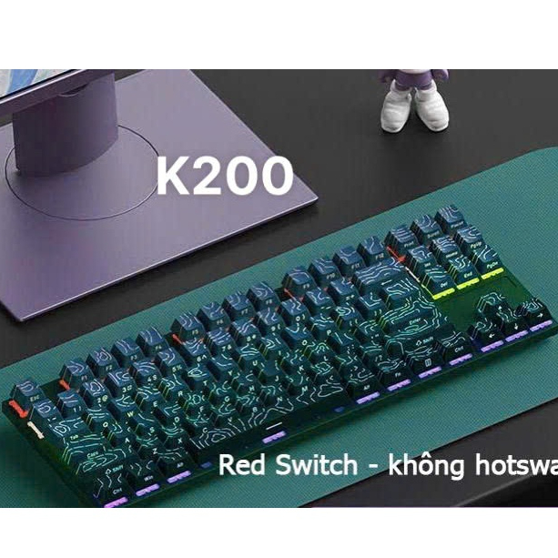 Bàn phím cơ K550 V9 Tiroshi led đa điểm nhiều chế độ led sản phẩm mới  2025 dành cho chơi game, làm 
