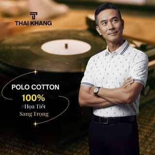  Áo thun POLO nam có cổ THÁI KHANG vải xịn cotton mềm mịn mát có túi form rộng trung niên ATK38 