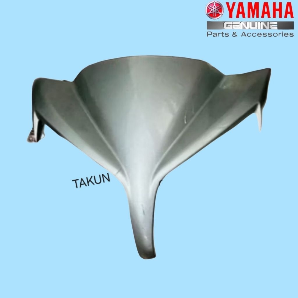 Nắp nhựa ốp võ đầu đèn trước, mão chắn gió JUPITER FI 115 xám zin