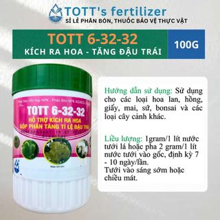 Combo 3 phân bón kích hoa cho hoa giấy(hoa giấy, tott re, 6-32)