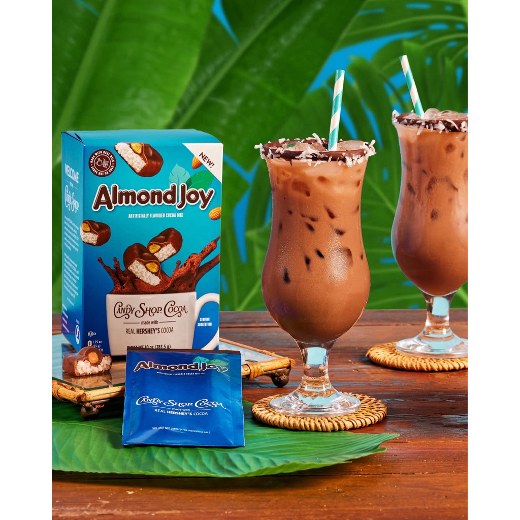 Bột cacao hershey cookie and cream và Almond joy
