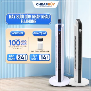  Máy sưởi gốm không khô da 10-25m2 FUJIHOME Nhập Khẩu quạt sưởi ấm mini đặt sàn để bàn an toàn tiết kiệm điện tự ngắt 