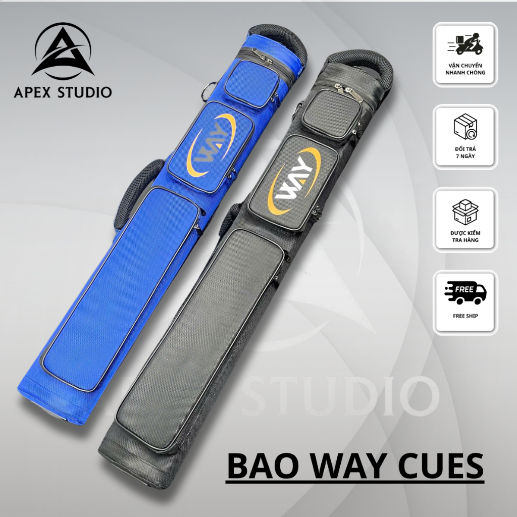 Bao Gậy Way Cues 2x4 - Hàng Chính Hãng - Apex Billiards Shop
