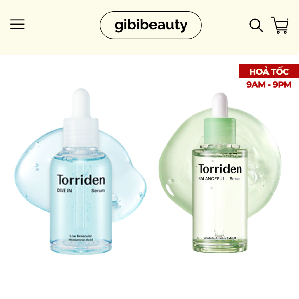 Tinh chất cấp nước TORRIDEN Dive In Serum