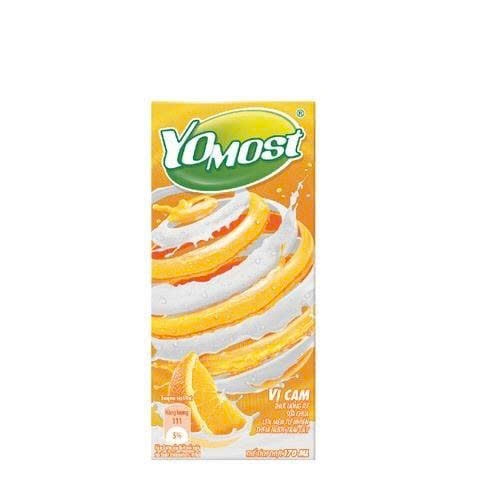 Sữa Chua Uống Yomost Hương Cam 170ml – Lốc 4 Hộp