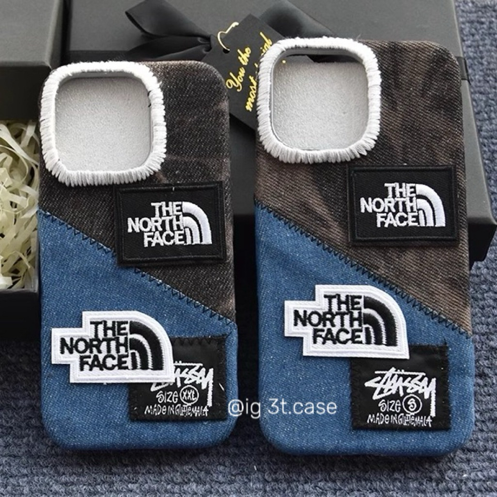 ốp denim the north face phù hợp ip 13-17-16-15, android- T006