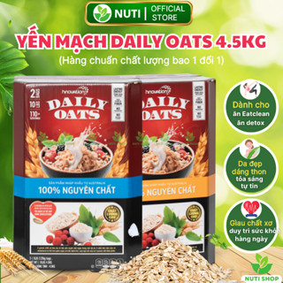  【TOP BÁN CHẠY Yến Mạch Innovation DAILY Oats Úc cán dẹt  vỡ thùng 4.5kg ăn kiêng giảm cân tập gym cho bé ăn dặm 