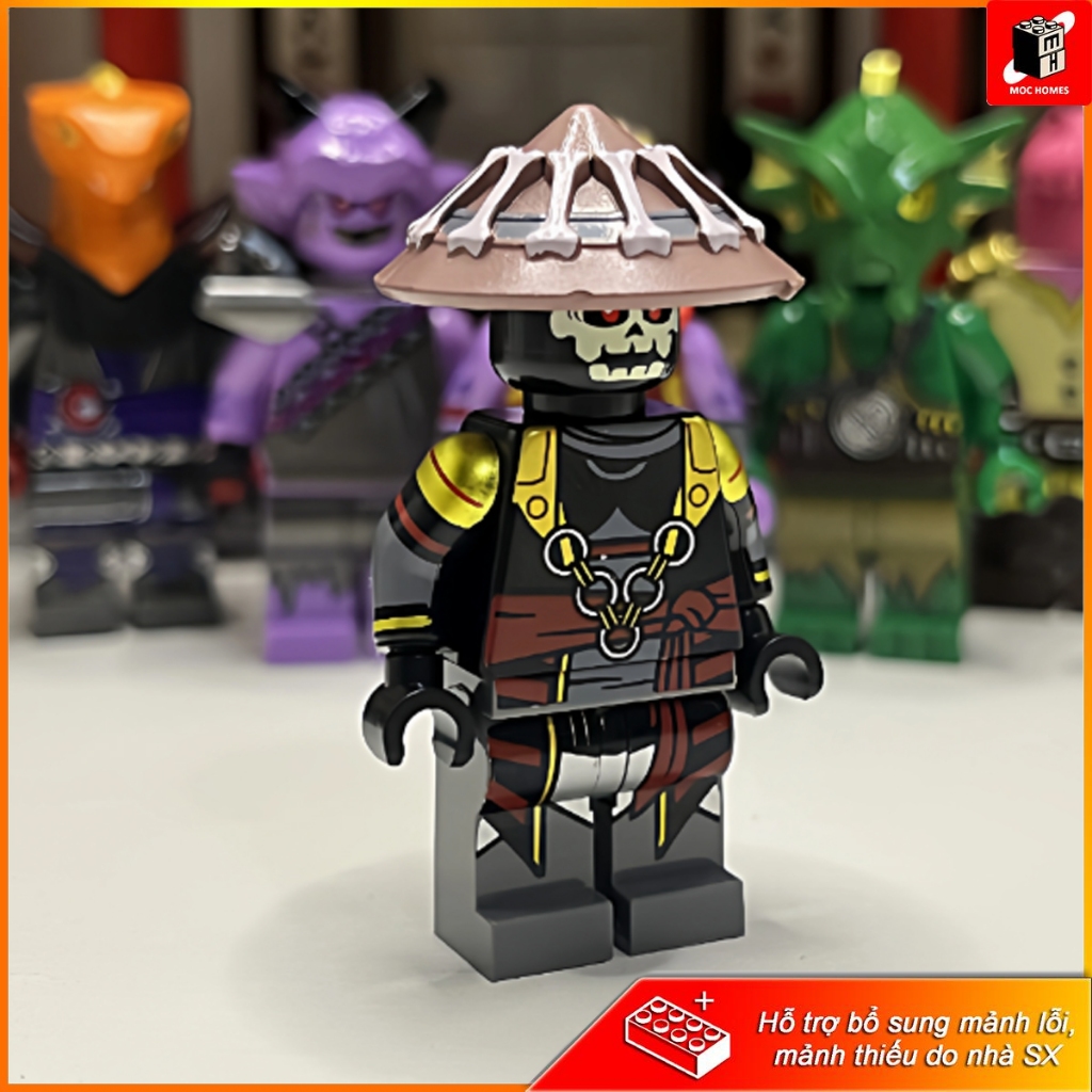 Đồ chơi lắp rápmô hình nhân vật Ninja Dragon Rising bậc thầy nguyên tố mới