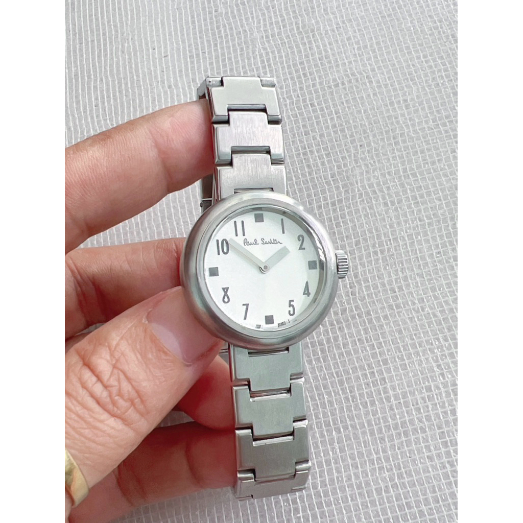 Đồng hồ nữ hiệu máy pin 2hand - Paul Smith - size mặt 30mm, size tay ~ 16.5cm