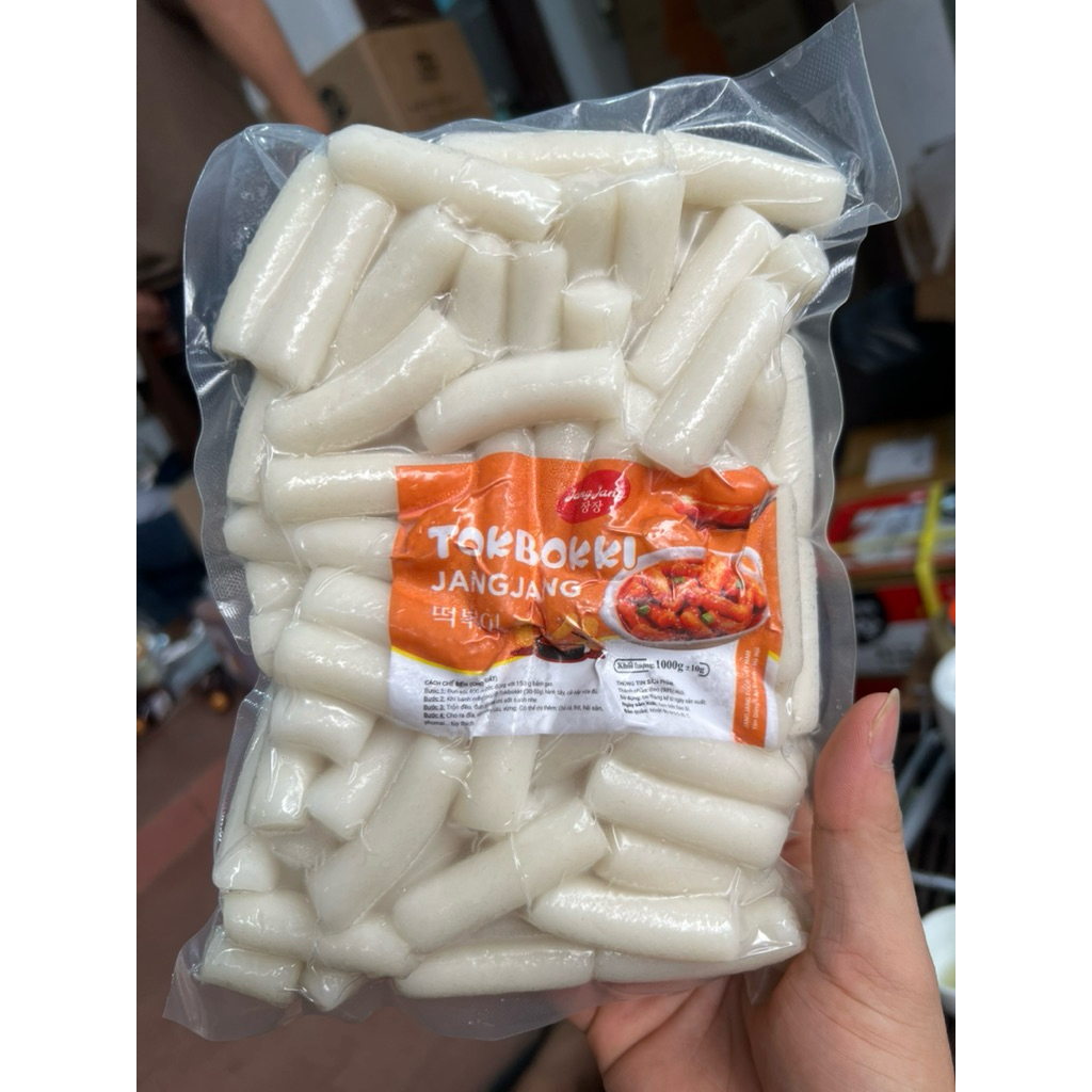 Bánh gạo Tokpokki JangJang 1kg siêu ngon dẻo dai, tươi ngon mỗi ngày