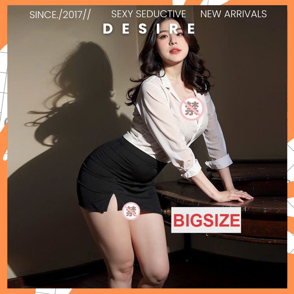 Set váy ngủ Cosplay Cô Thư Kí gợi cảm (Có Bigsize) DESIRE STORE VN-6967
