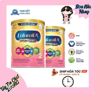 [ComBo 2lon] sữa bột Enfamil A+ Neuropro 2 830g DHA giúp phát triển não bộ cho trẻ từ 6 –12 tháng