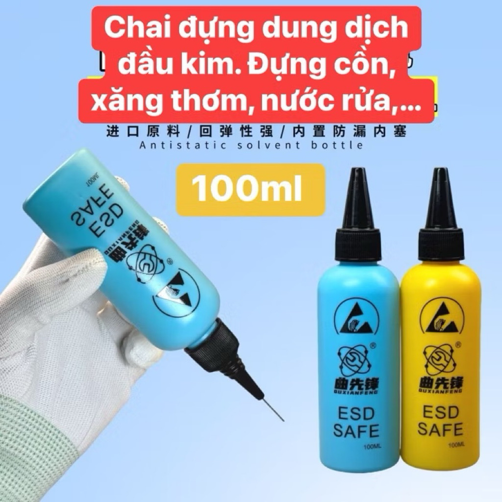 Bình đựng Dung Dịch 100ML kín ko lo rò rỉ