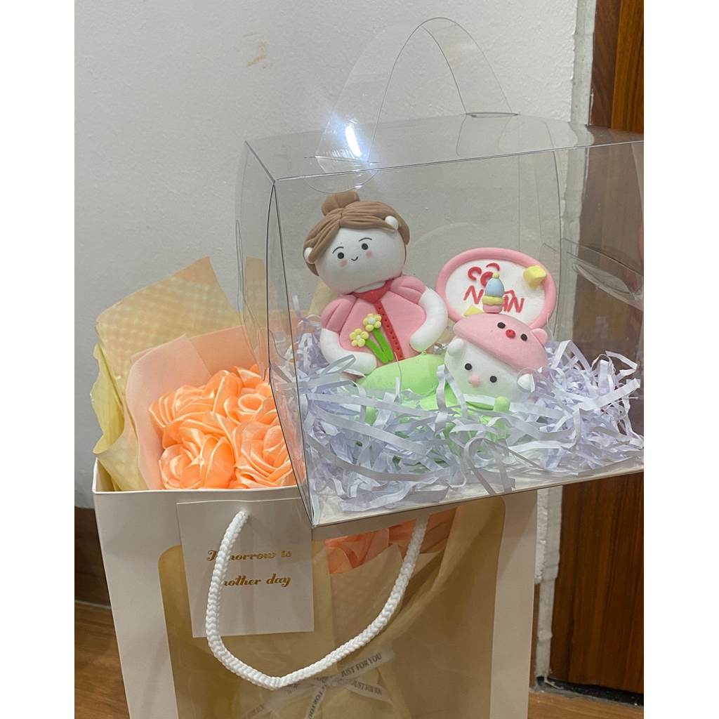 Đất sét tự khô mẫu chibi coo giáo tặng ngày lễ ( chất liệu đất sét tự khô )