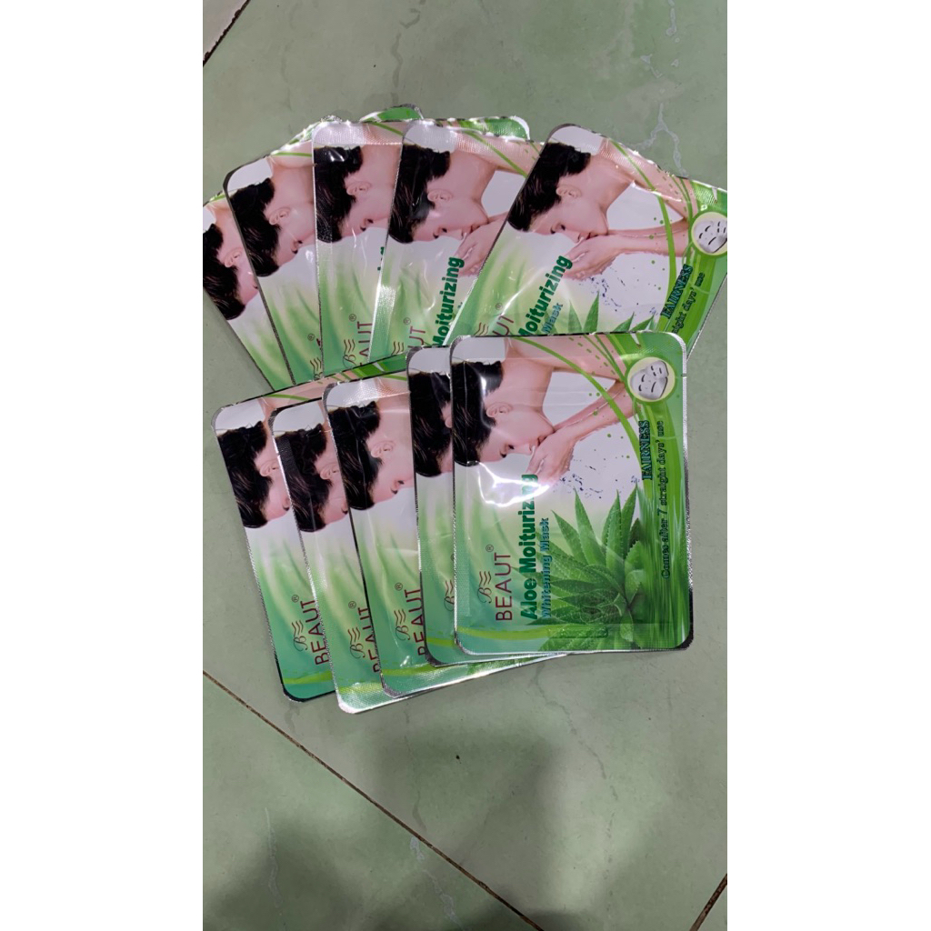 mặt nạ nha đam BEAUT Combo  10 miếng  đắp mặt  dưỡng ẩm trắng da