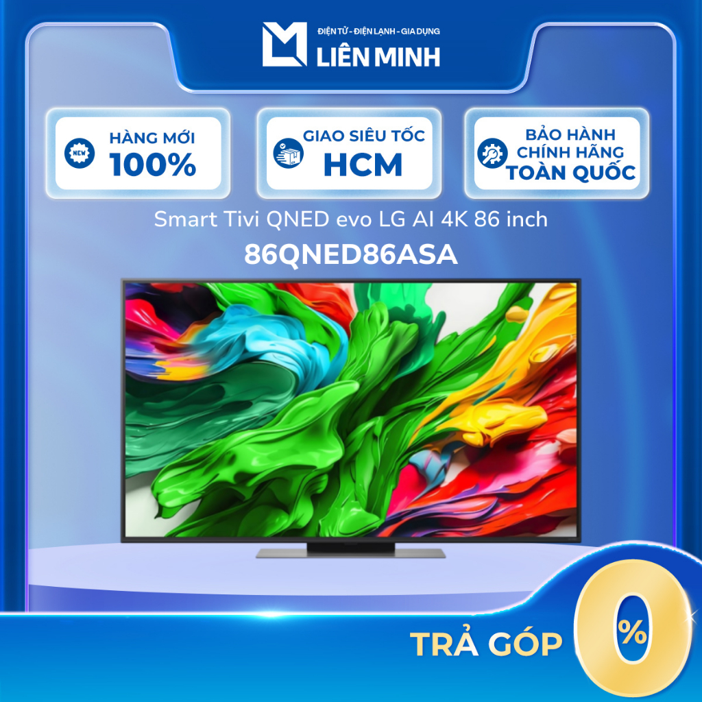 86QNED86ASA 86 Inch | 75QNED86ASA 75 Inch  Smart Tivi LG QNED Evo AI Mini LED 4K [SHIP 0Đ HCM]