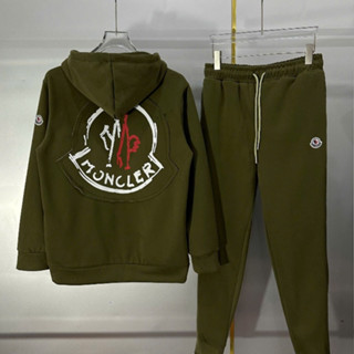 [xả thanh lý]-Bộ Quần Áo Nỉ Hoodie Zip Nam Mon cler Logo - Bộ Quần Áo Thu Đông Hoodie MOn cler Thêu Siêu Nét