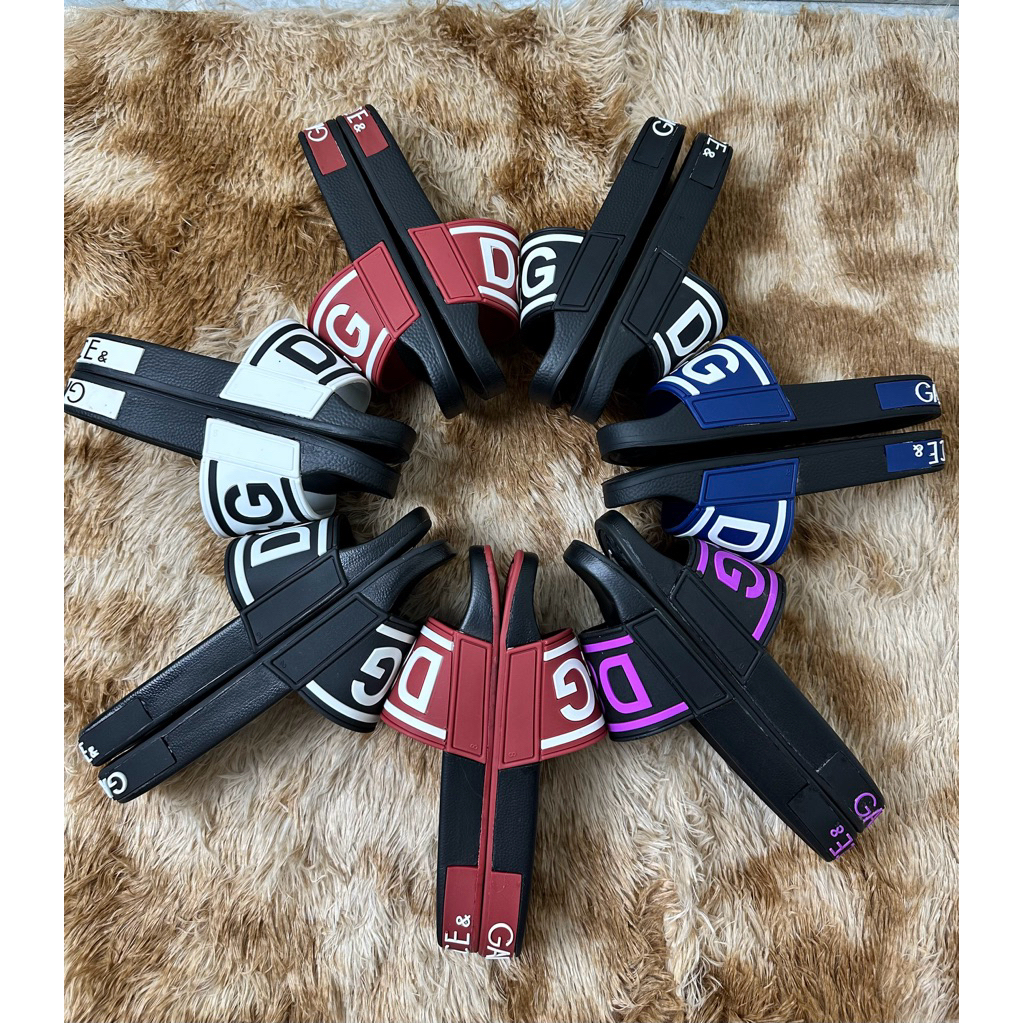 (đế 1lớp)dép d v g boy phố đế và quai làm bằng cao su non