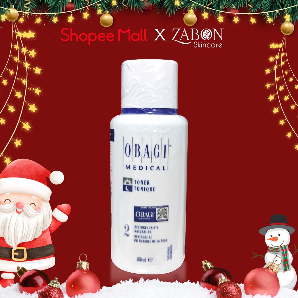 Nước Hoa Hồng Không Cồn Cân Bằng PH Chiết Xuất Cây Phỉ & Lô Hội Obagi Nu-Derm 2