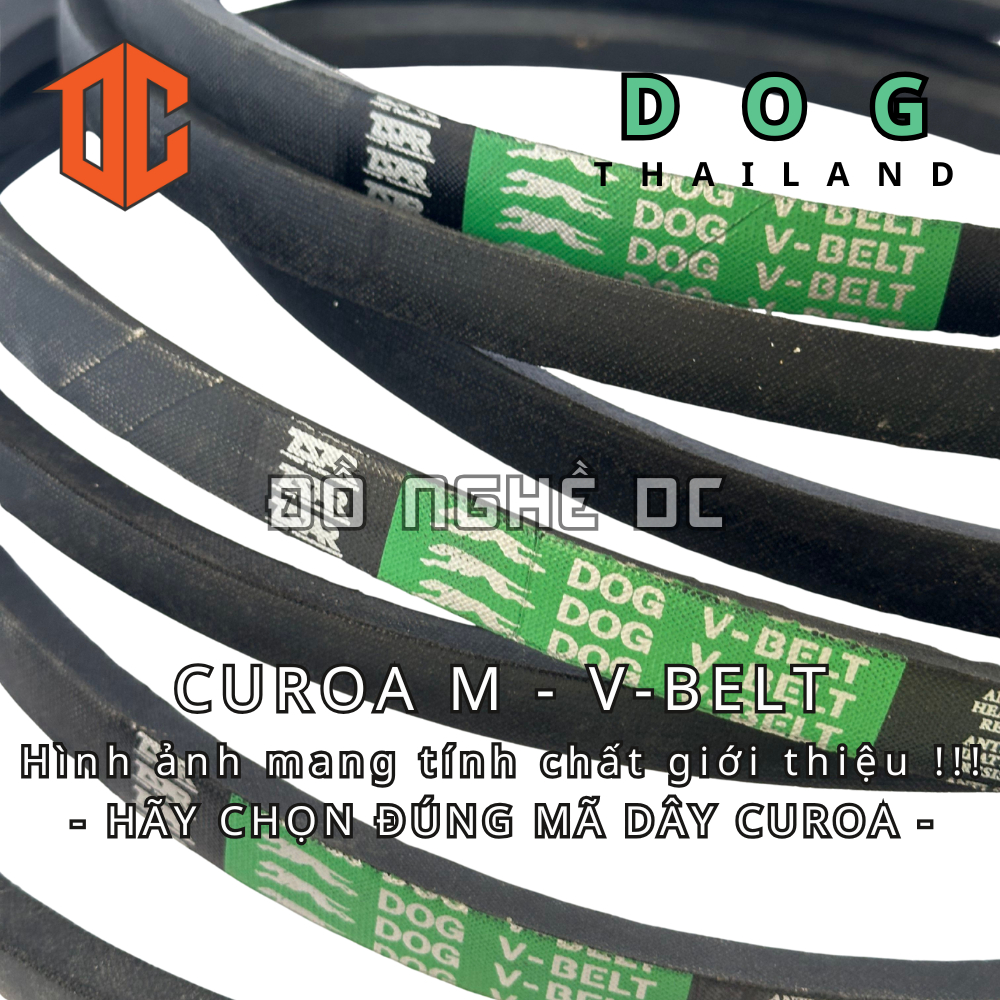 Dây cao su curoa V-BELT DOG M89 M50 M98 M40 M74 M89 M43 M61 M60 M43 M21 M32 M39 M23 M96 M59 M78 M89 