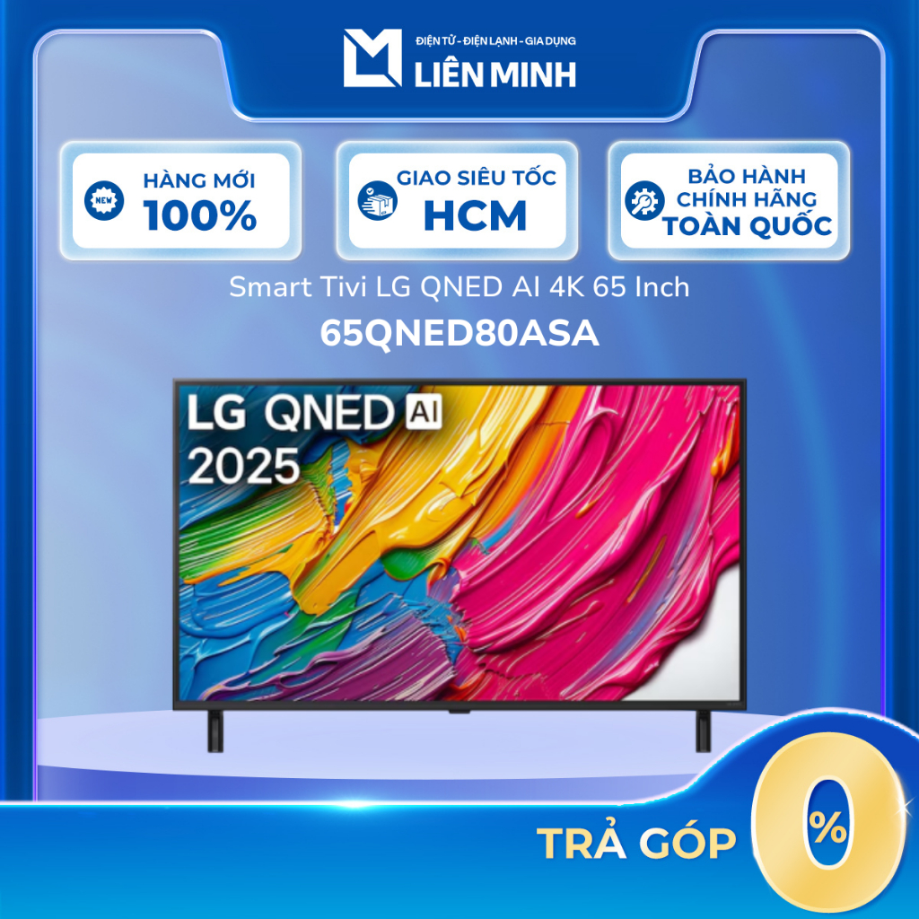 65QNED80ASA - Smart Tivi LG QNED AI 4K 65 Inch 65QNED80ASA - Bảo Hành Chính Hãng